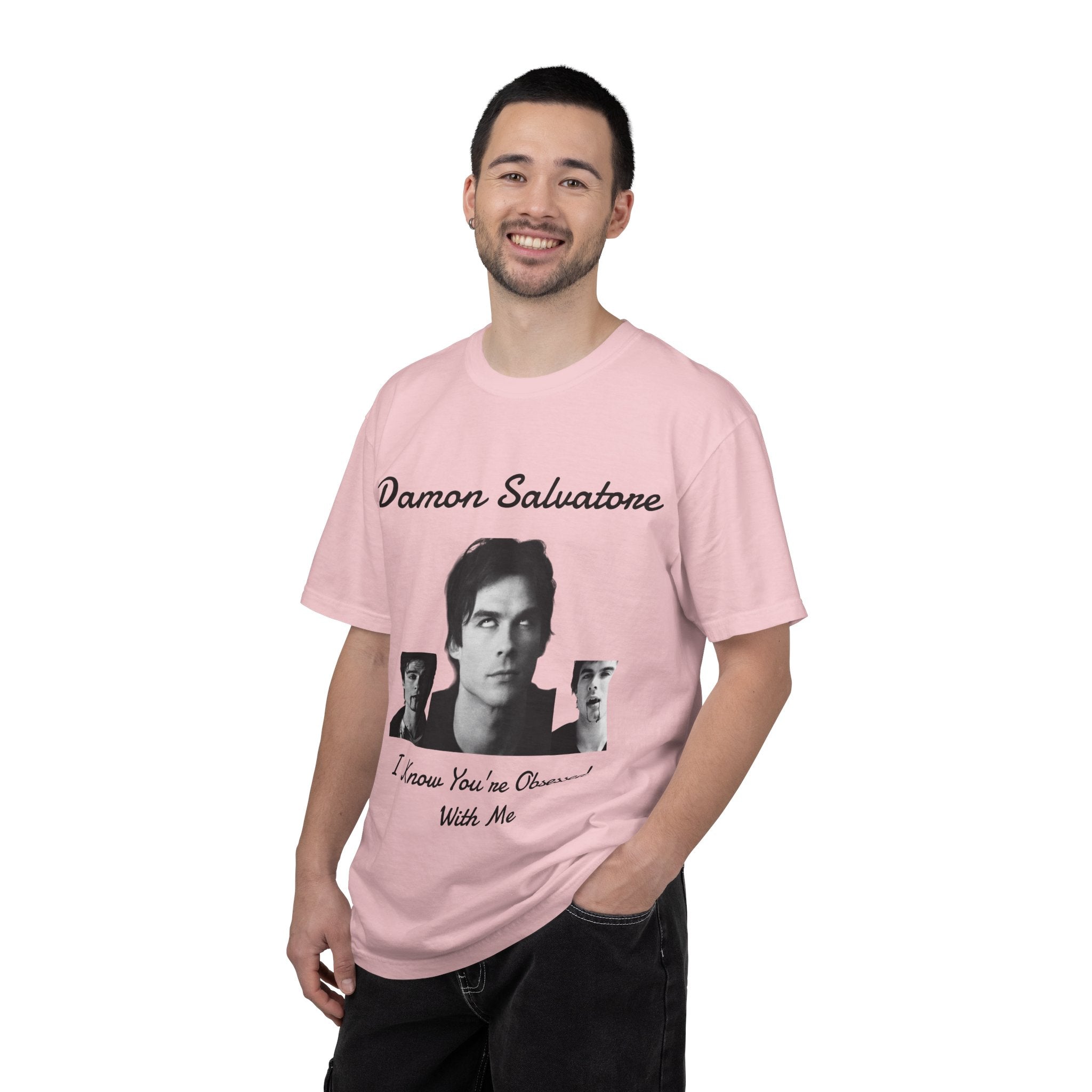 The Vampire Diaries Photo Tee — "Damon Salvatore: I Know You're Obsessed With Me"