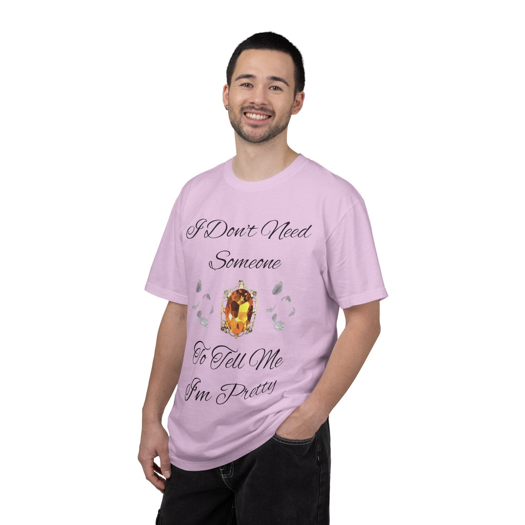 Bonnie Bennett Statement Tee — "I Don't Need Someone To Tell Me I'm Pretty" Gem Graphic Vampire Diaries