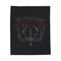 Mikaelson Crest Velveteen Plush Blanket — Gothic Vampire Family Throw