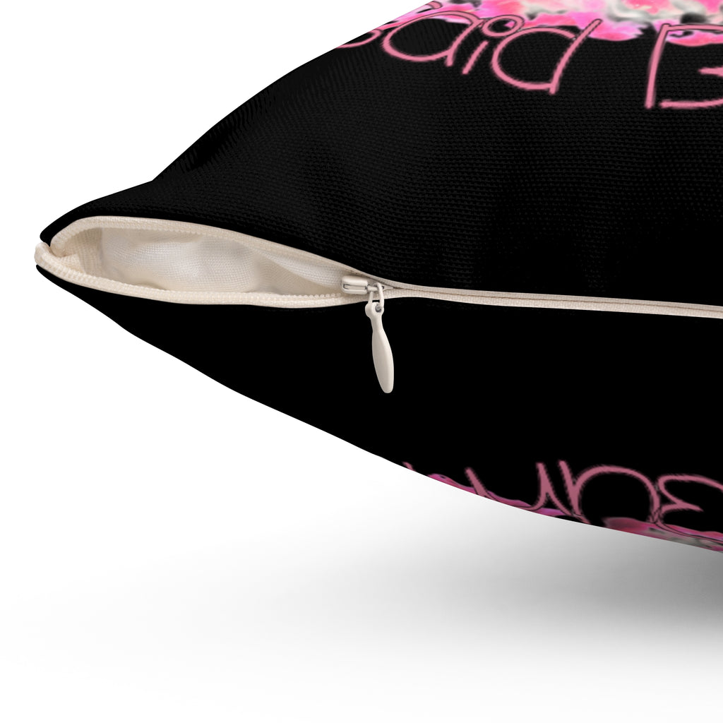 Vampire Barbie Pink Flame Heart Pillow
