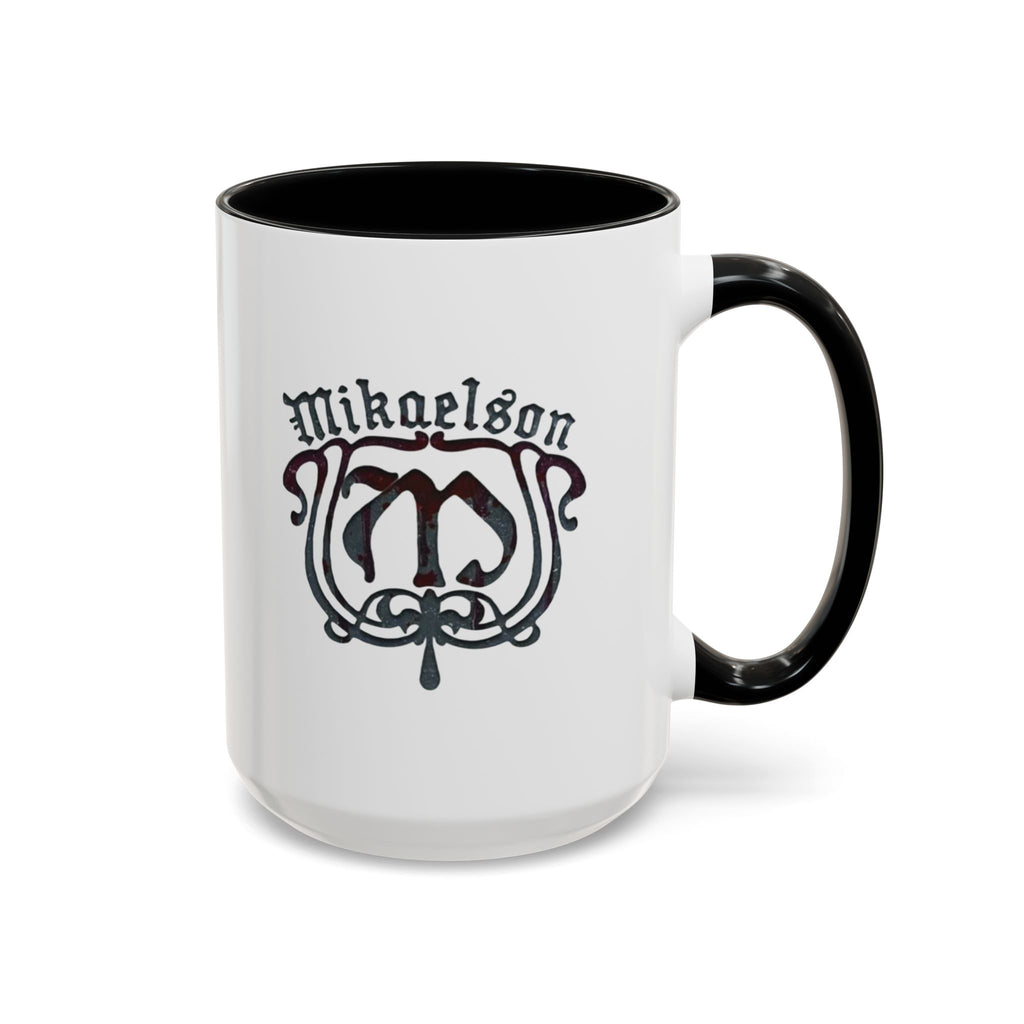 Mikaelson Crest Accent Coffee Mug – Gothic Family Name Design (11/15 oz)