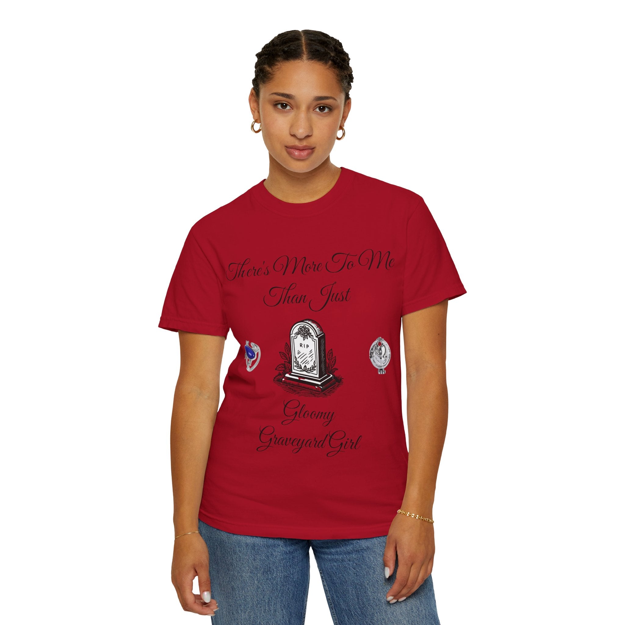 Elena Gilbert-Gloomy Graveyard Girl T-Shirt — "There’s More to Me Than Just Gloomy Graveyard Girl"
