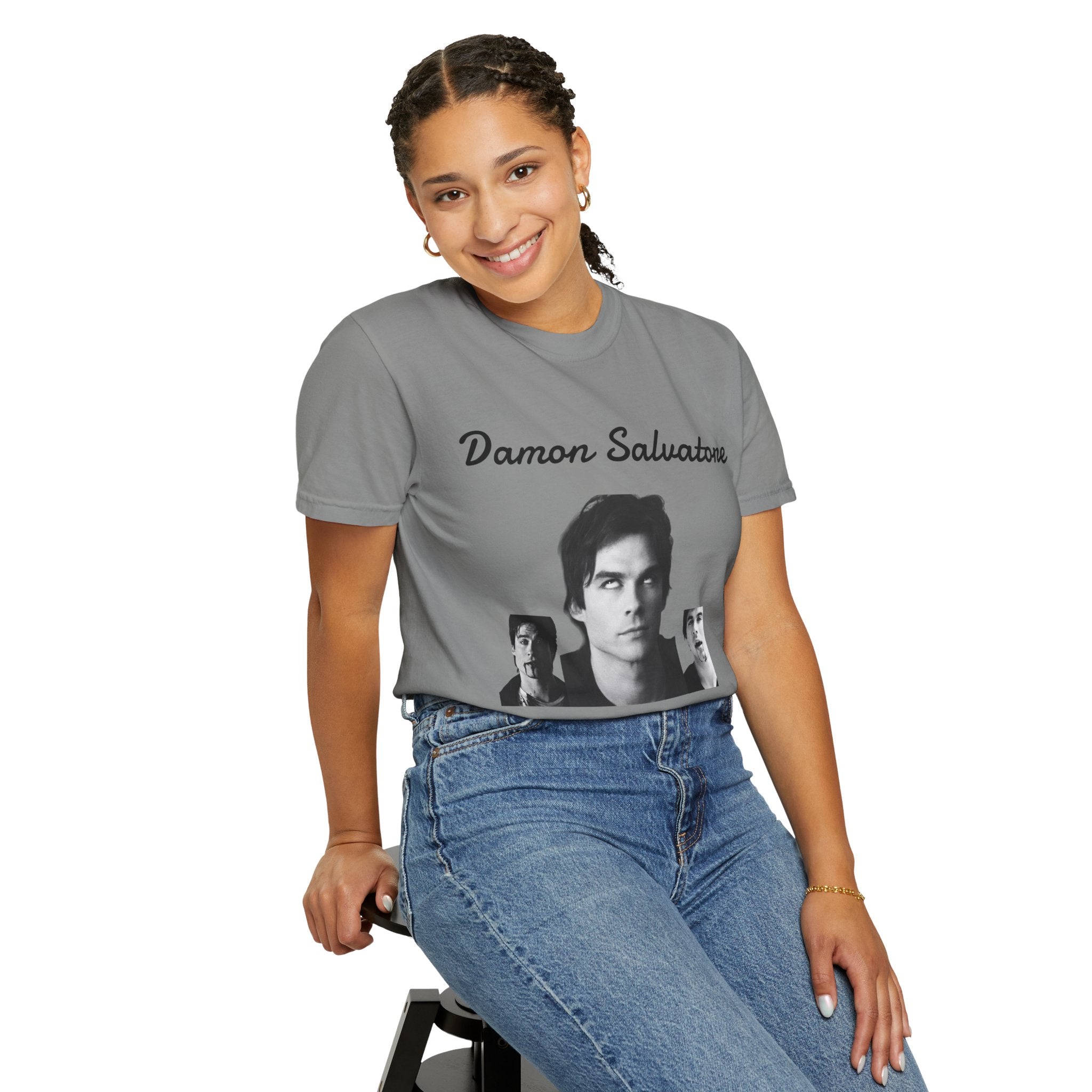 The Vampire Diaries Photo Tee — "Damon Salvatore: I Know You're Obsessed With Me"