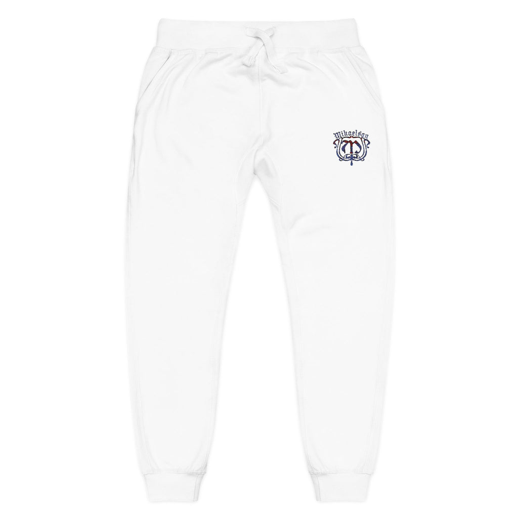 Embroidered Mikaelson Crest Sweatpants – Cozy Fleece Joggers