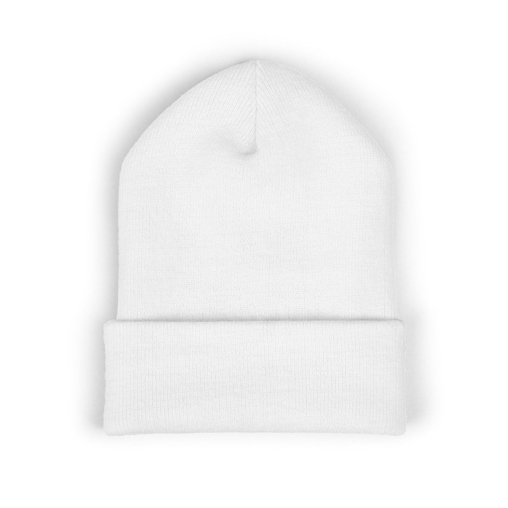 Embroidered Mikaelson Crest Cuffed Beanie — Classic Script Logo Winter Hat