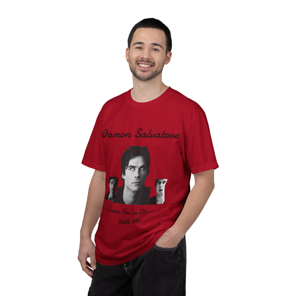 The Vampire Diaries Photo Tee — "Damon Salvatore: I Know You're Obsessed With Me"