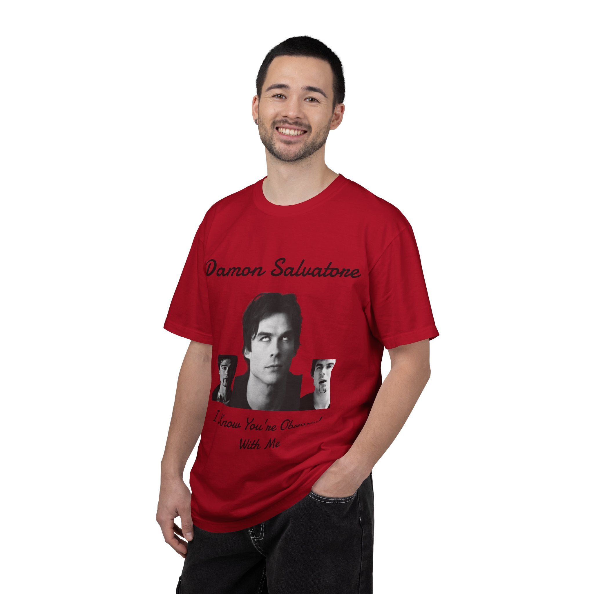 The Vampire Diaries Photo Tee — "Damon Salvatore: I Know You're Obsessed With Me"