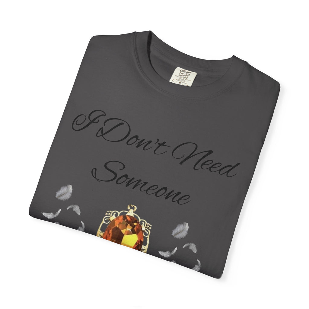 Bonnie Bennett Statement Tee — "I Don't Need Someone To Tell Me I'm Pretty" Gem Graphic Vampire Diaries