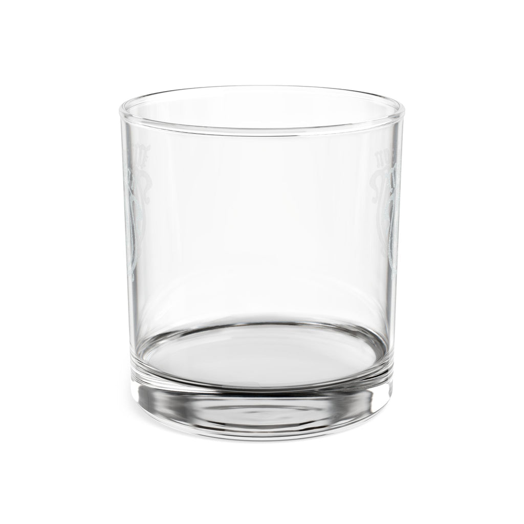 Engraved Mikaelson Whiskey Glass 10.5oz - Personalized Crest Nautical Design