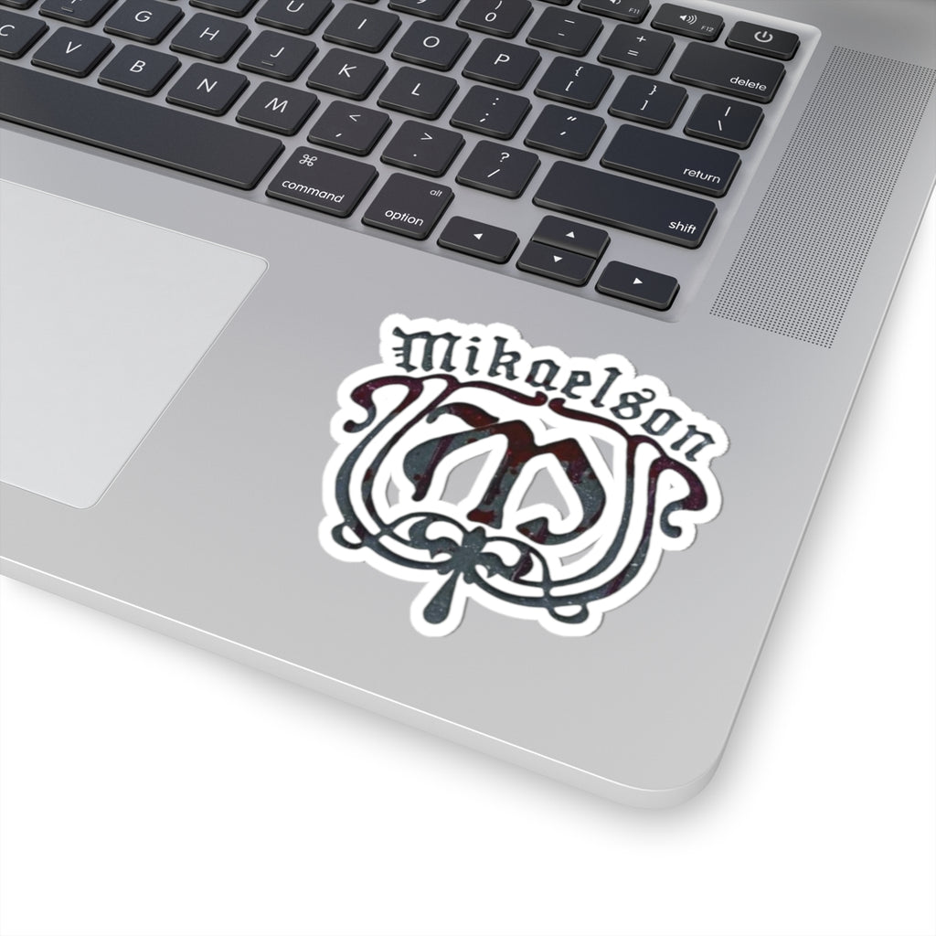 Mikaelson Gothic Crest Sticker — Kiss-Cut Laptop Decal