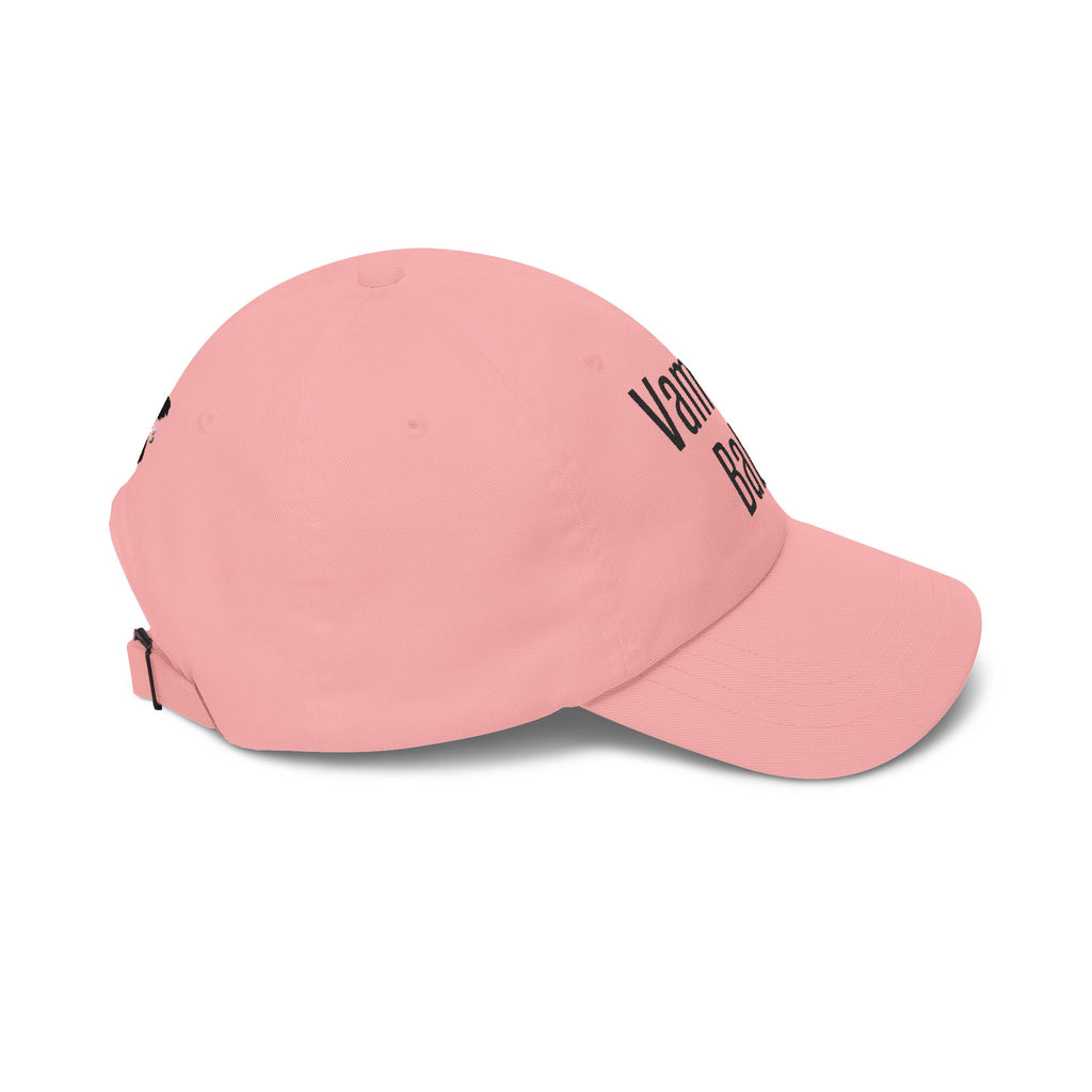 Vampire Babe Dad Cap Gothic Baseball Hat with Crow Accent