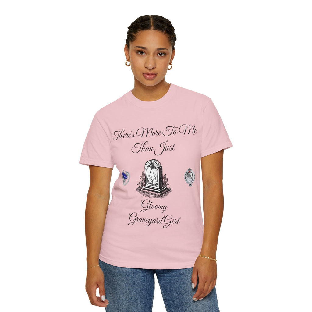 Elena Gilbert-Gloomy Graveyard Girl T-Shirt — "There’s More to Me Than Just Gloomy Graveyard Girl"
