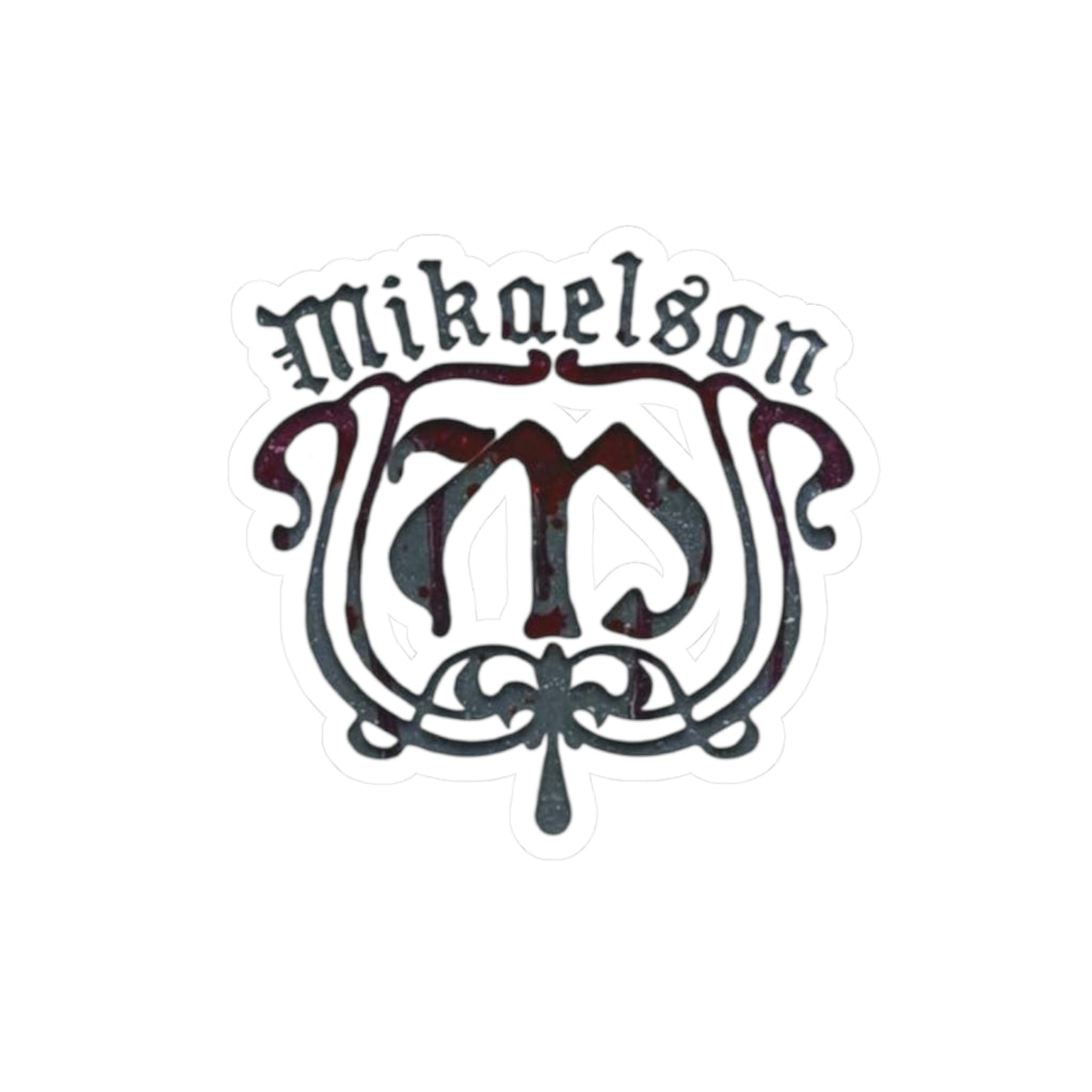 Mikaelson Gothic Crest Sticker — Kiss-Cut Laptop Decal