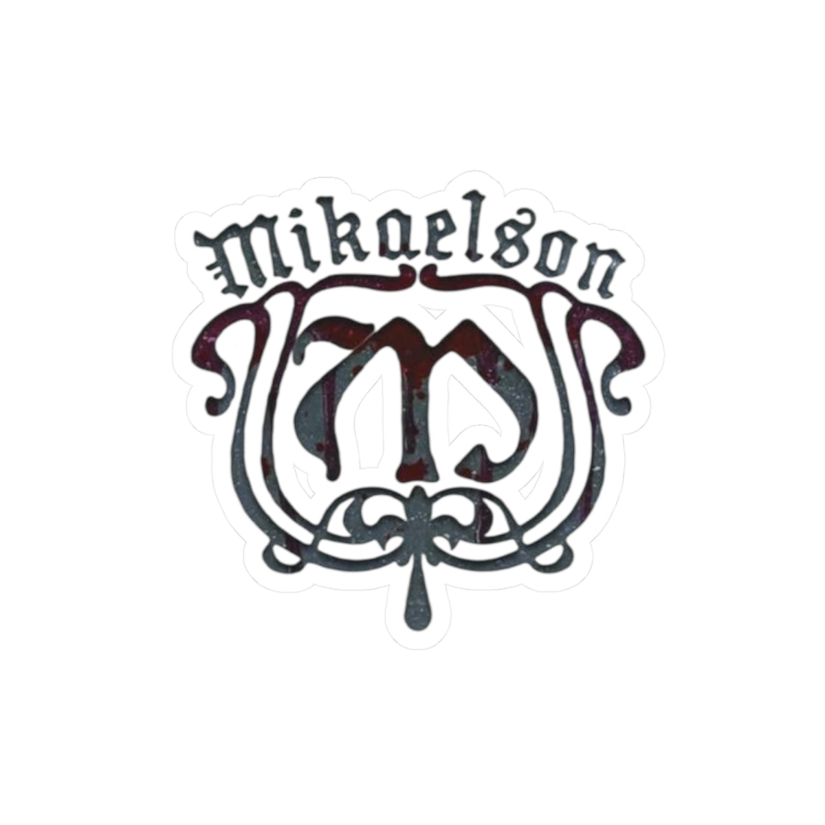 Mikaelson Gothic Crest Sticker — Kiss-Cut Laptop Decal
