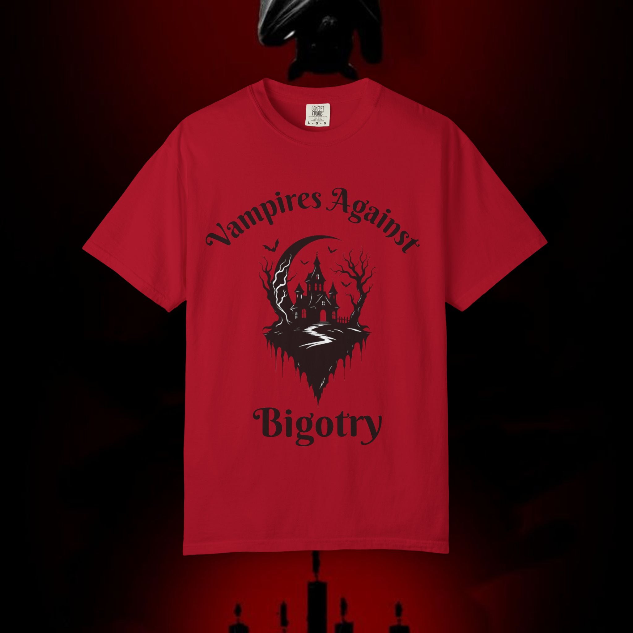 Vampire's Against Bigotry T-Shirt — Gothic Castle Anti-Bigotry Tee