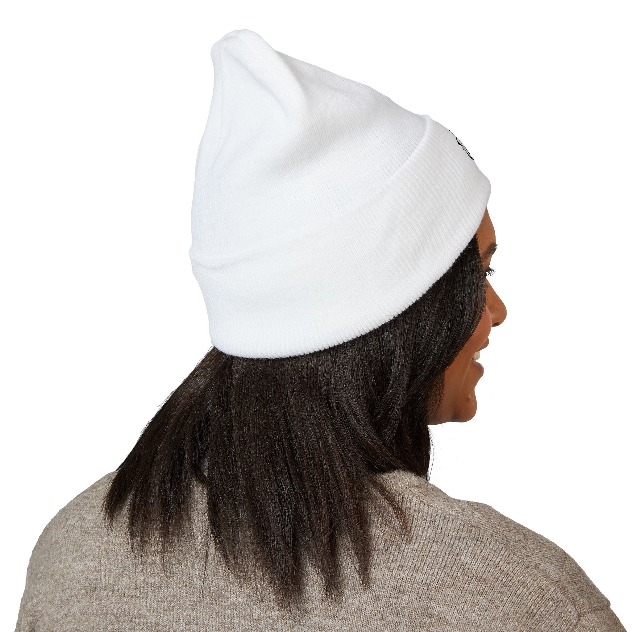 Embroidered Mikaelson Crest Cuffed Beanie — Classic Script Logo Winter Hat