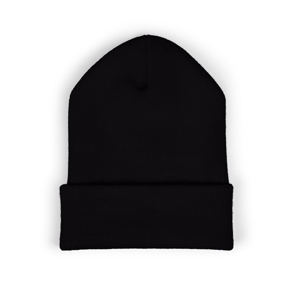 Embroidered Mikaelson Crest Cuffed Beanie — Classic Script Logo Winter Hat