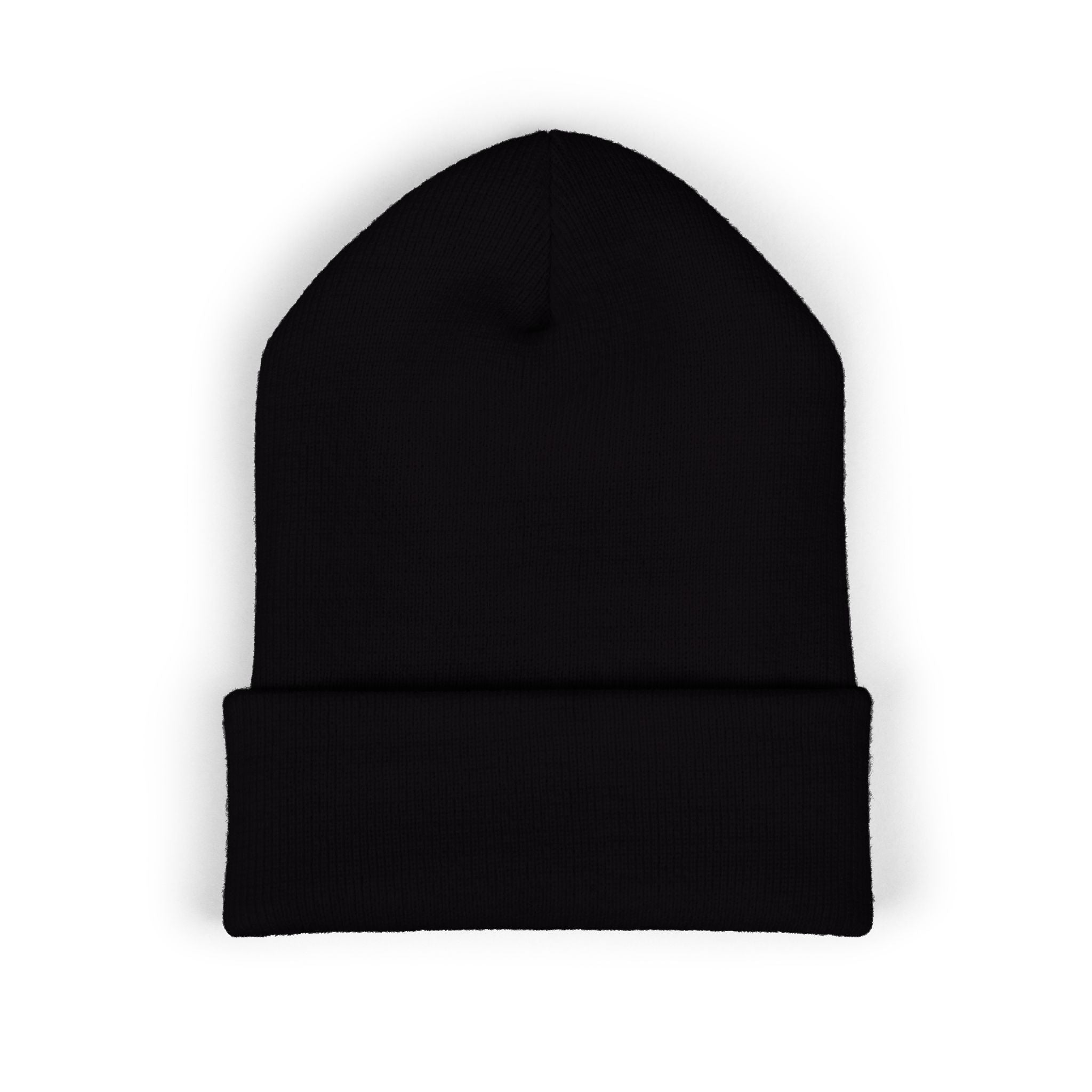 Embroidered Mikaelson Crest Cuffed Beanie — Classic Script Logo Winter Hat