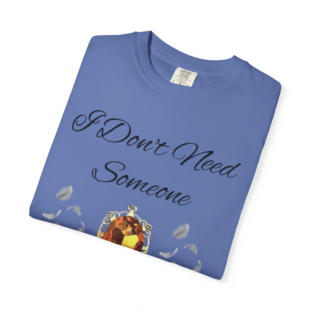 Bonnie Bennett Statement Tee — "I Don't Need Someone To Tell Me I'm Pretty" Gem Graphic Vampire Diaries