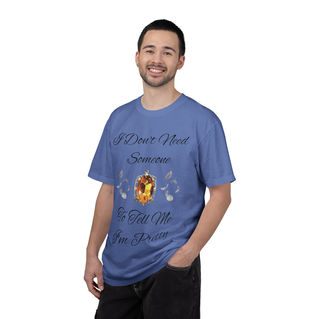 Bonnie Bennett Statement Tee — "I Don't Need Someone To Tell Me I'm Pretty" Gem Graphic Vampire Diaries