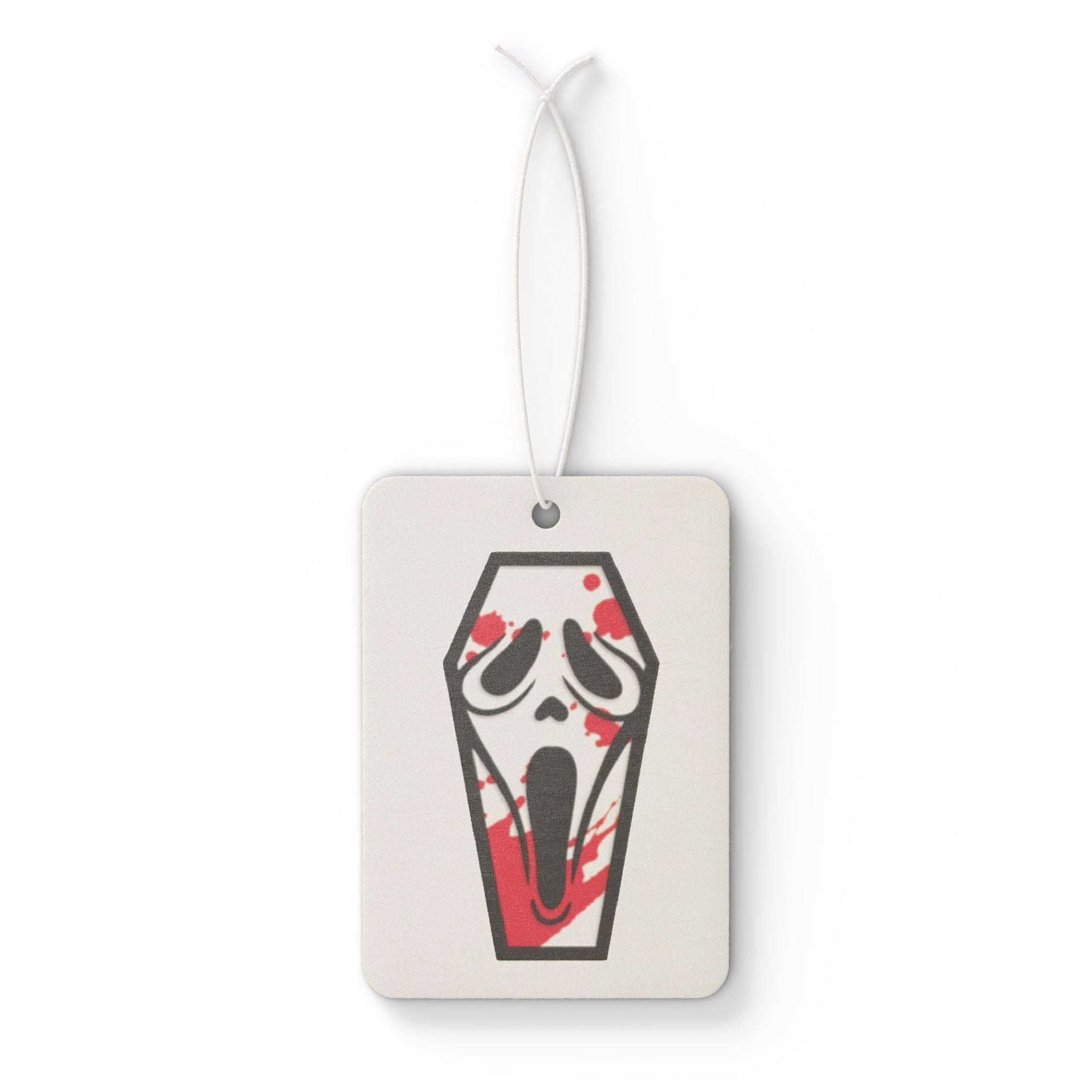 Coffin Scream Car Air Freshener — Horror Blood Drip