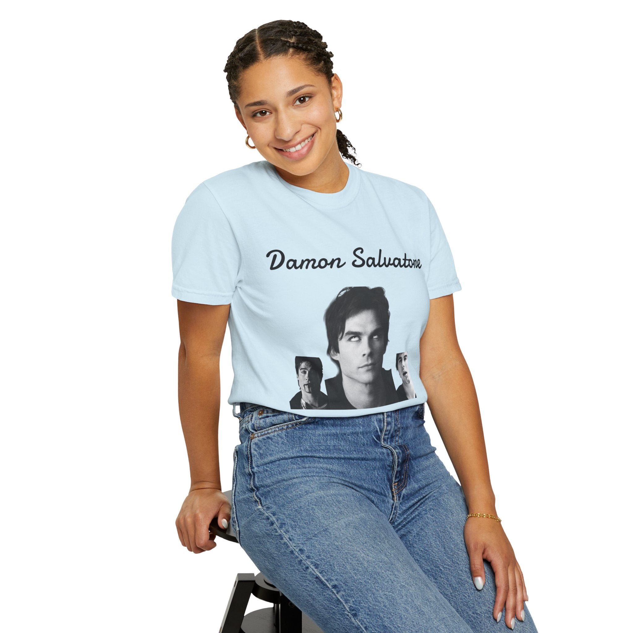 The Vampire Diaries Photo Tee — "Damon Salvatore: I Know You're Obsessed With Me"