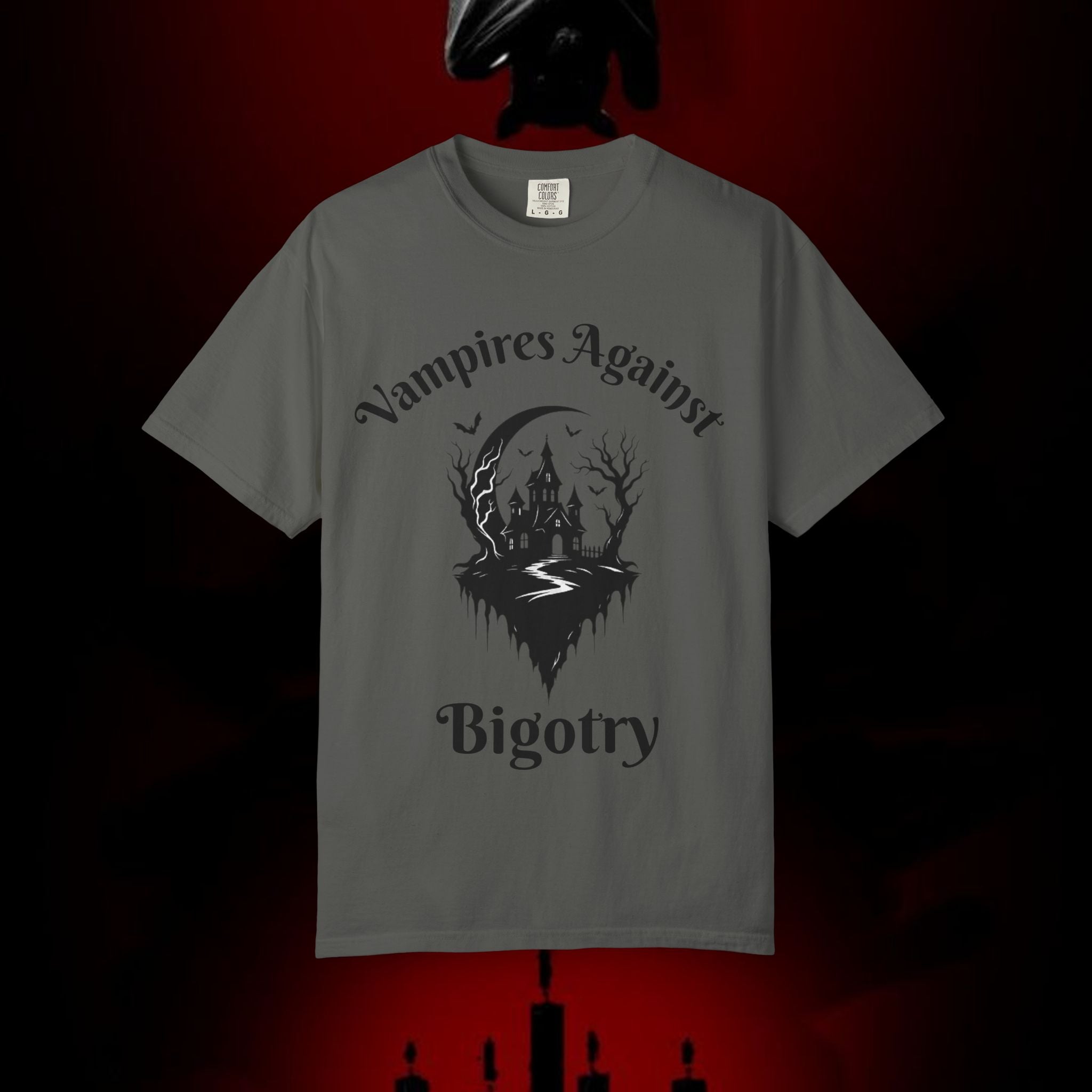 Vampire's Against Bigotry T-Shirt — Gothic Castle Anti-Bigotry Tee