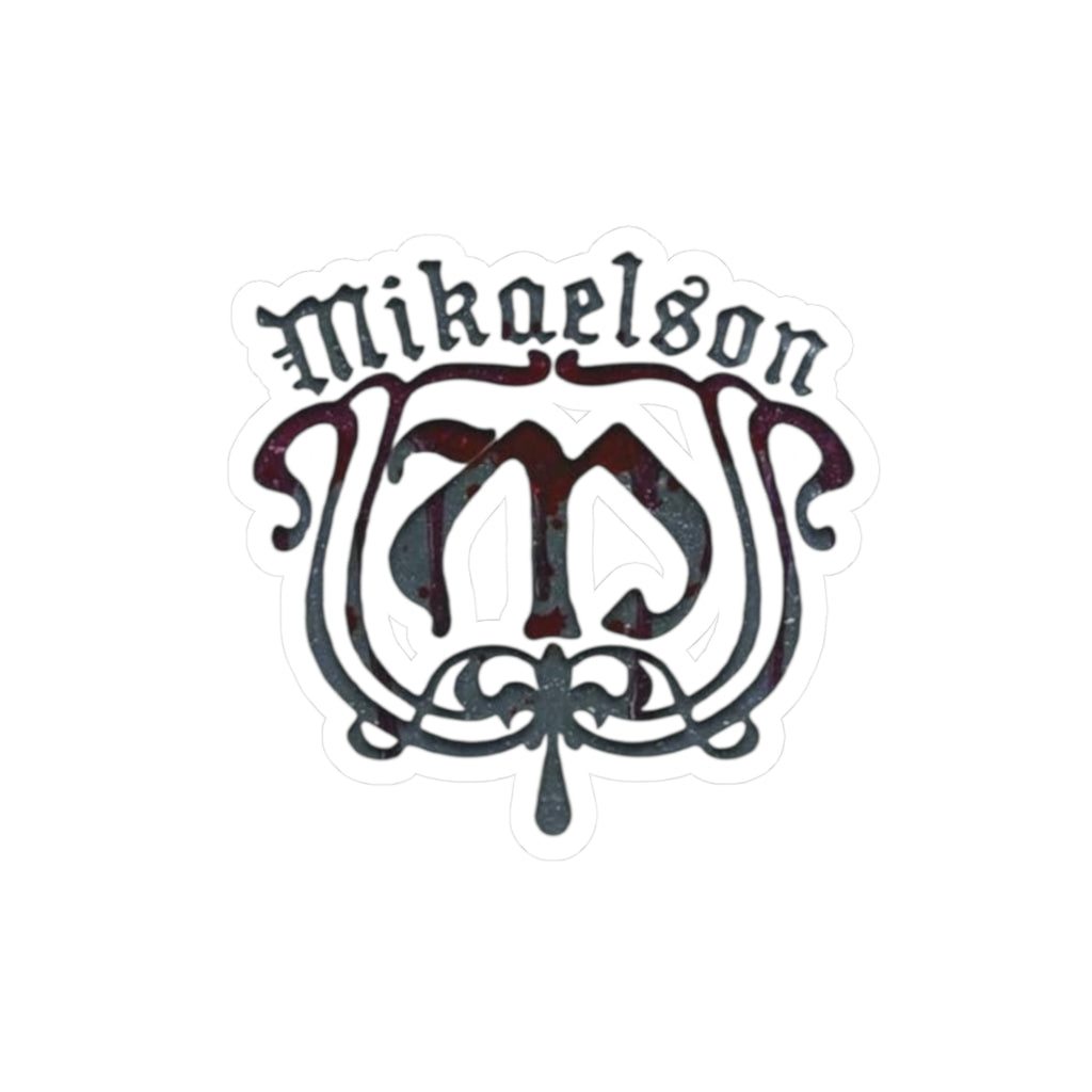 Mikaelson Gothic Crest Sticker — Kiss-Cut Laptop Decal