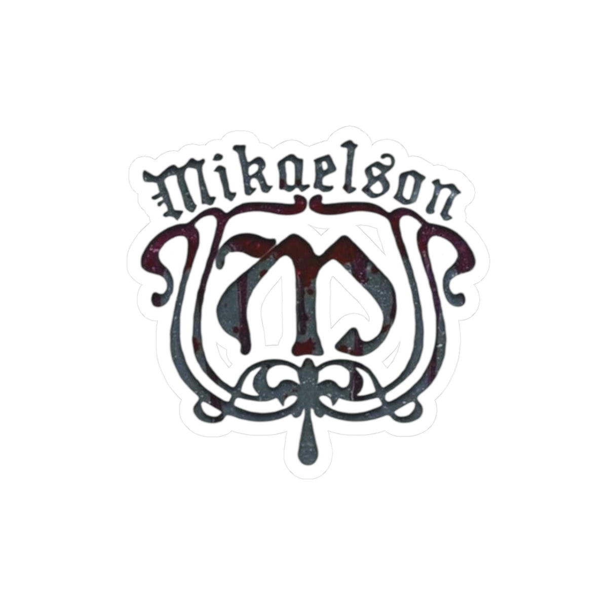 Mikaelson Gothic Crest Sticker — Kiss-Cut Laptop Decal
