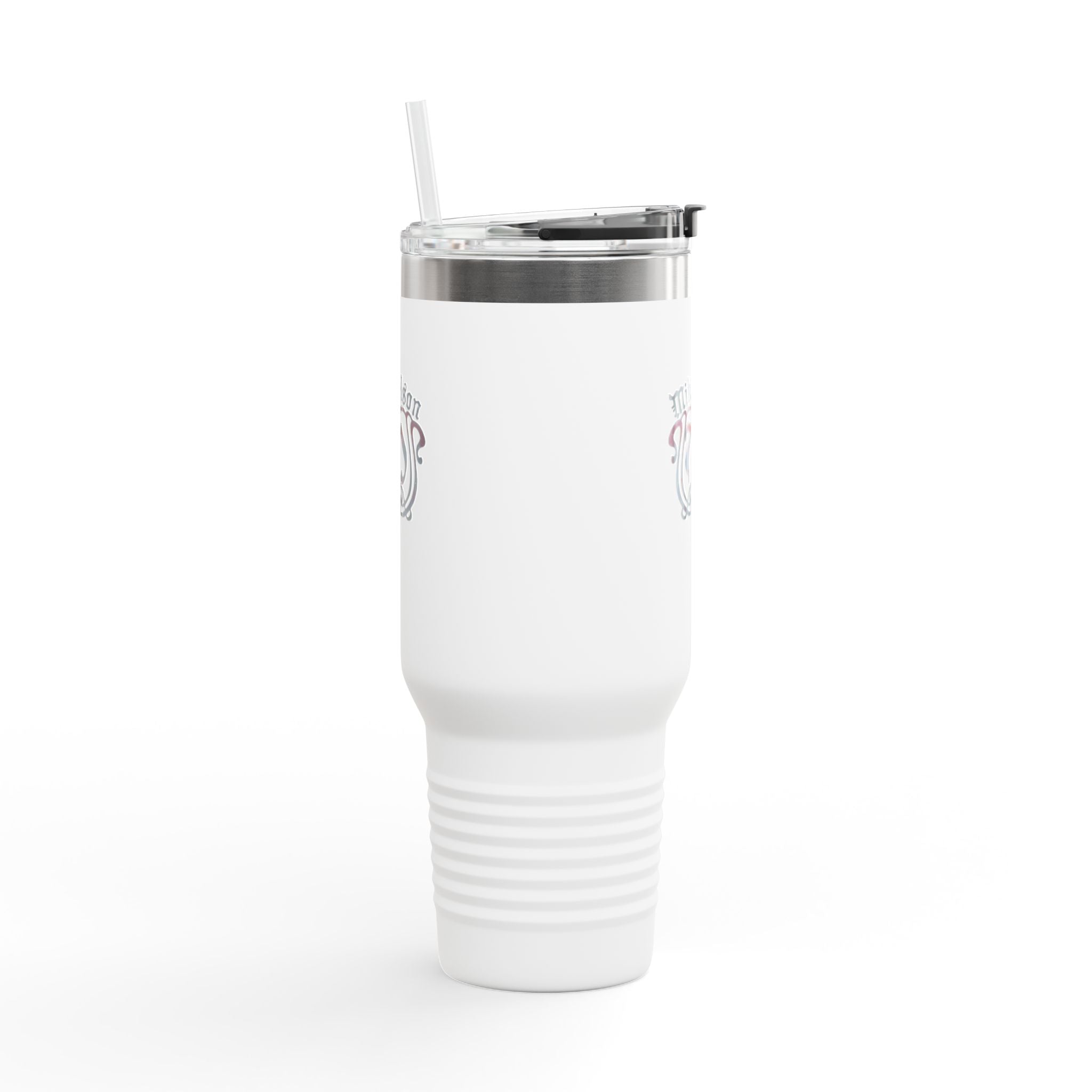 40oz Insulated Travel Mug — Custom Monogram 'Mikaelson' Stainless Tumbler