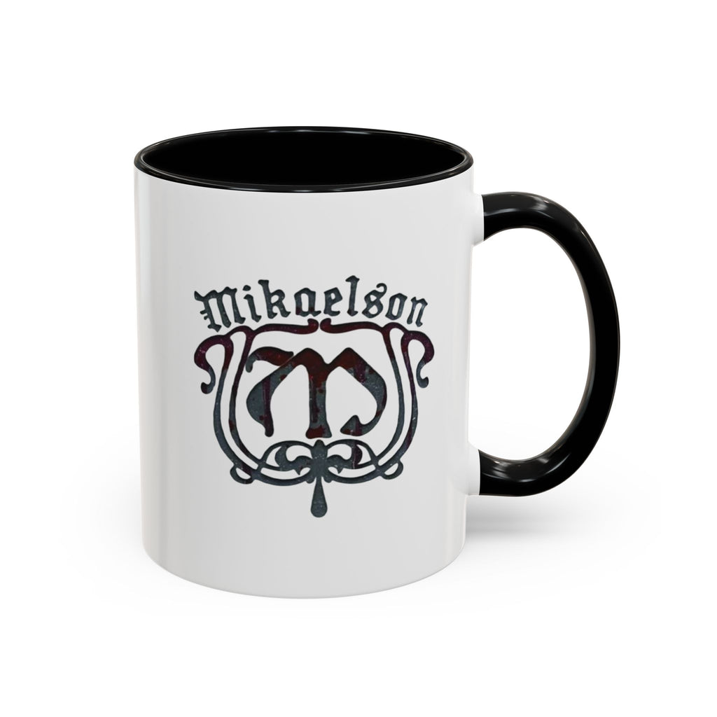 Mikaelson Crest Accent Coffee Mug – Gothic Family Name Design (11/15 oz)
