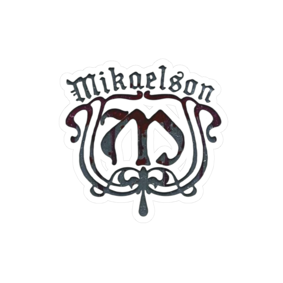 Mikaelson Gothic Crest Sticker — Kiss-Cut Laptop Decal