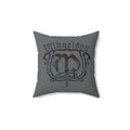 Mikaelson Family Crest Decorative Throw Pillow — Gothic Vampire Emblem Accent Pillow