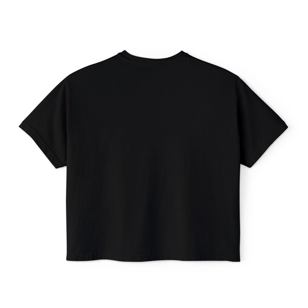 Boxy Tee — "Slut for a Salvatore" Graphic Crop Top