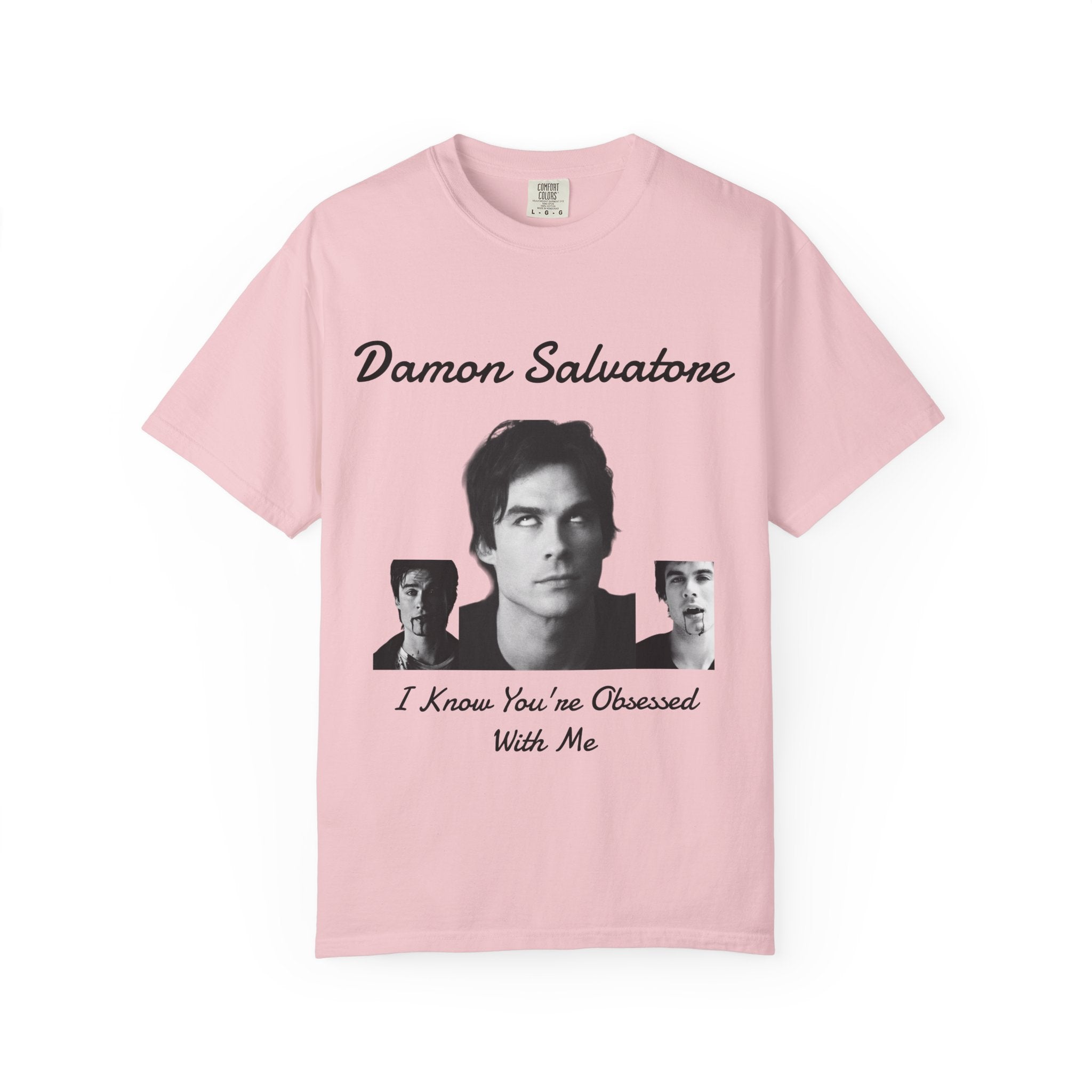 The Vampire Diaries Photo Tee — "Damon Salvatore: I Know You're Obsessed With Me"