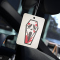 Coffin Scream Car Air Freshener — Horror Blood Drip