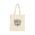 Personalized Monogram Tote Bag - 'Mikaelson' Vintage Crest Canvas Tote