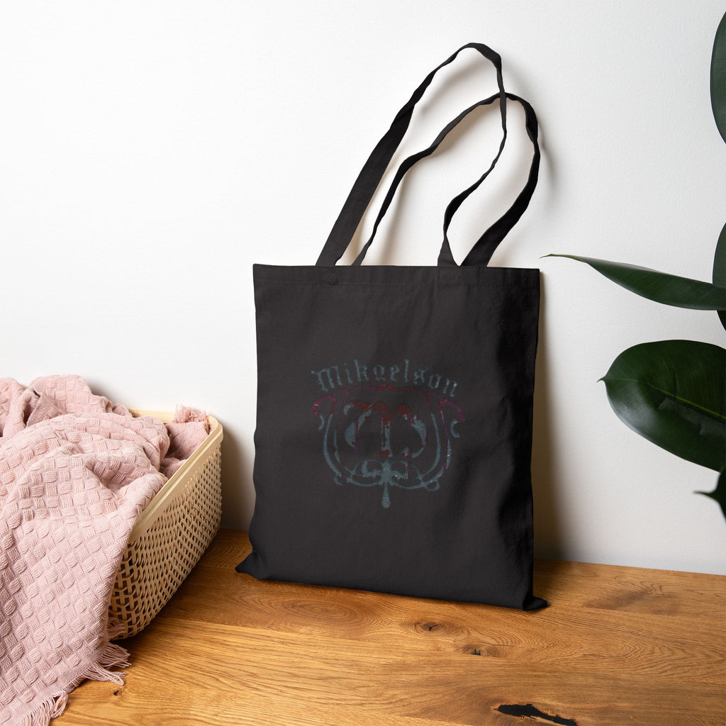 Personalized Monogram Tote Bag - 'Mikaelson' Vintage Crest Canvas Tote