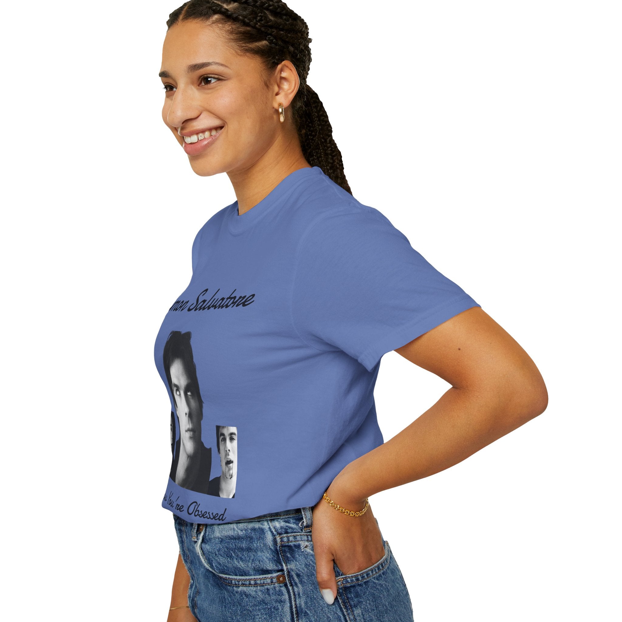 The Vampire Diaries Photo Tee — "Damon Salvatore: I Know You're Obsessed With Me"