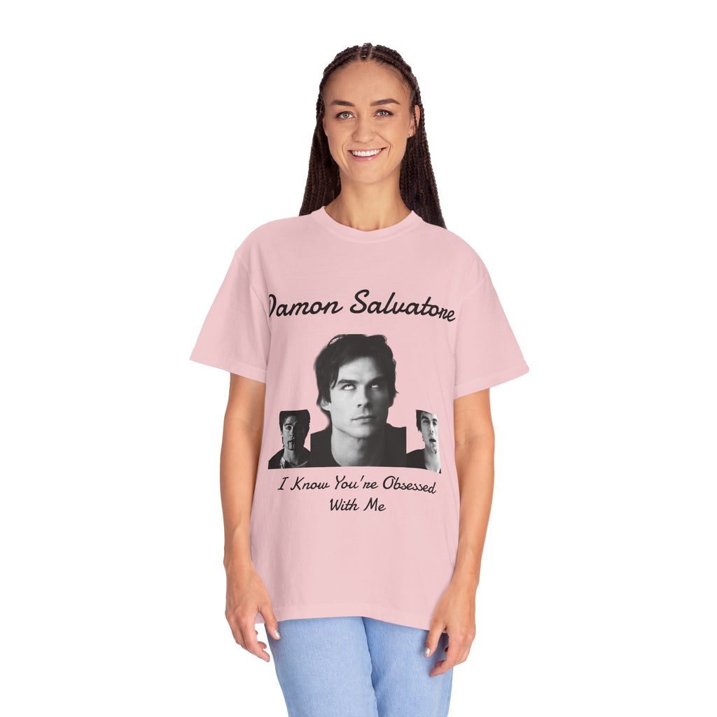 The Vampire Diaries Photo Tee — "Damon Salvatore: I Know You're Obsessed With Me"