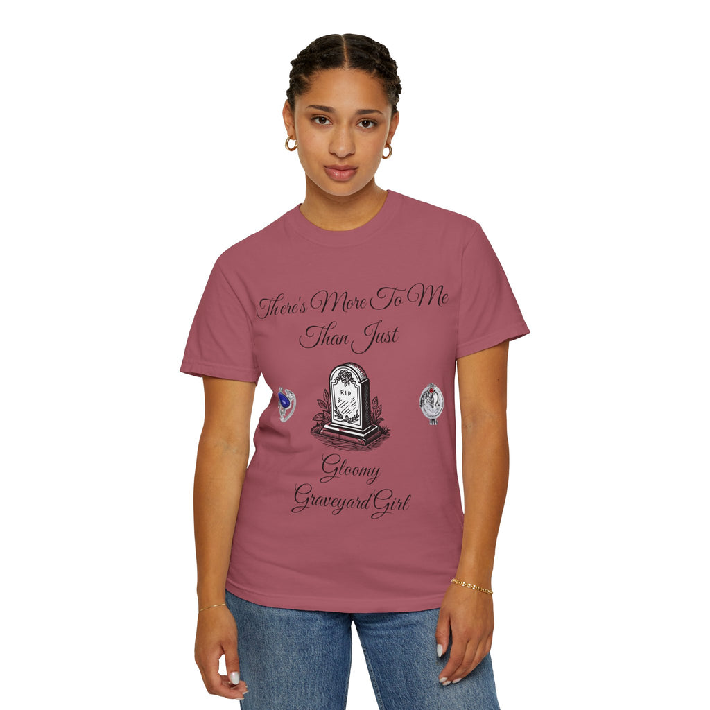 Elena Gilbert-Gloomy Graveyard Girl T-Shirt — "There’s More to Me Than Just Gloomy Graveyard Girl"