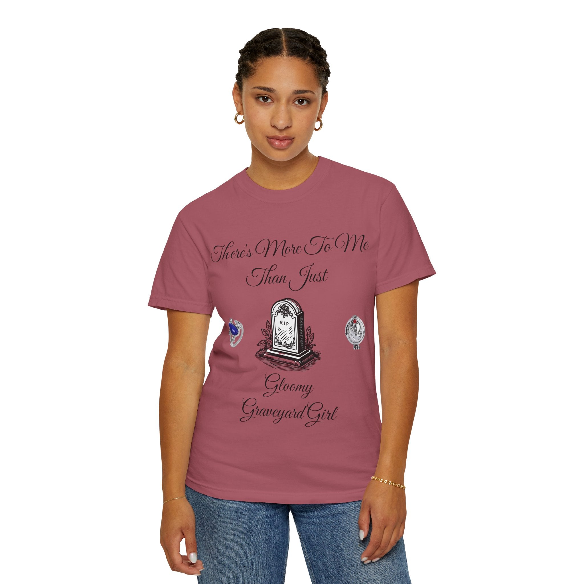 Elena Gilbert-Gloomy Graveyard Girl T-Shirt — "There’s More to Me Than Just Gloomy Graveyard Girl"