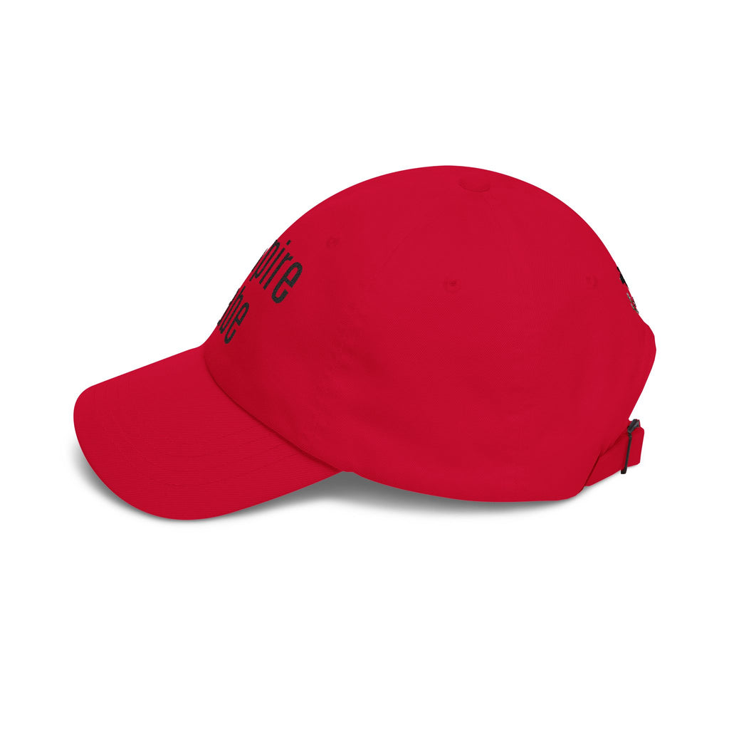 Vampire Babe Dad Cap Gothic Baseball Hat with Crow Accent
