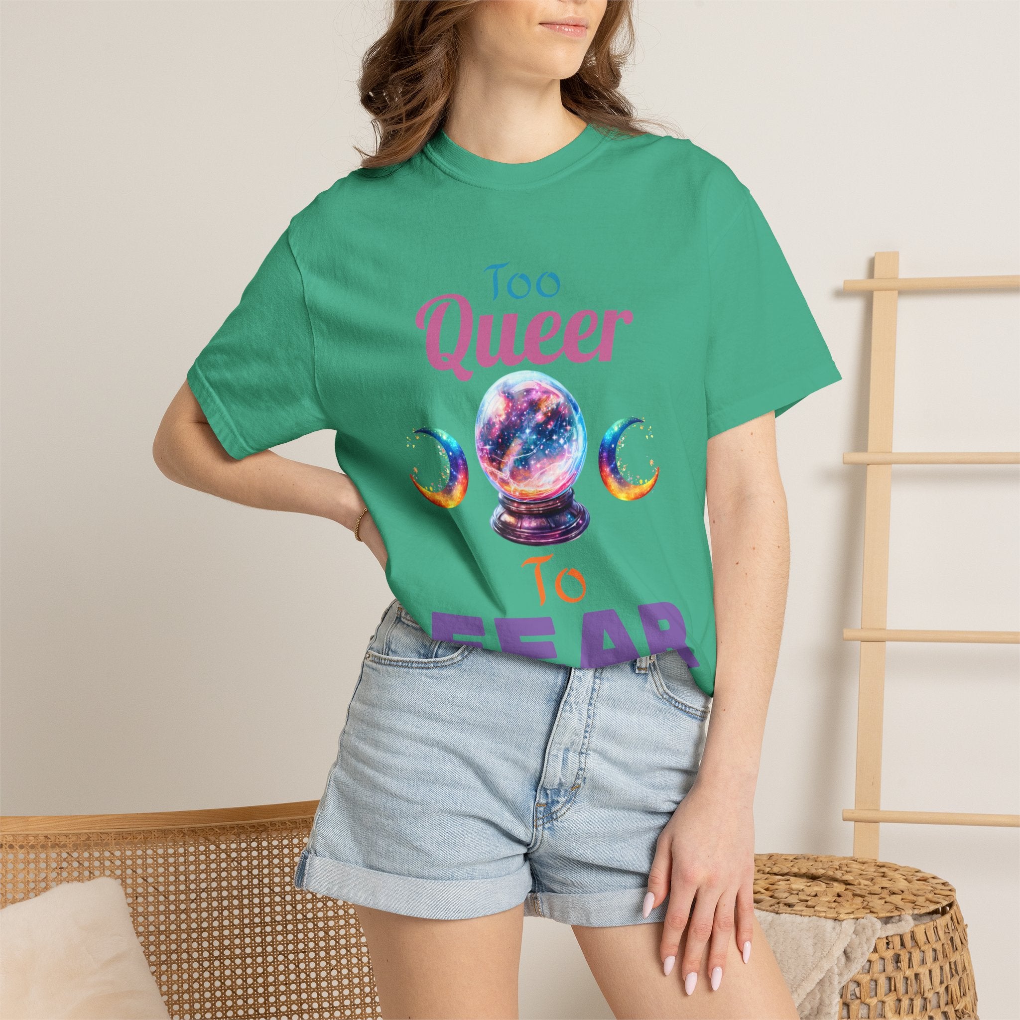 Too Queer To Fear T-Shirt — LGBTQ+ Pride Statement Tee
