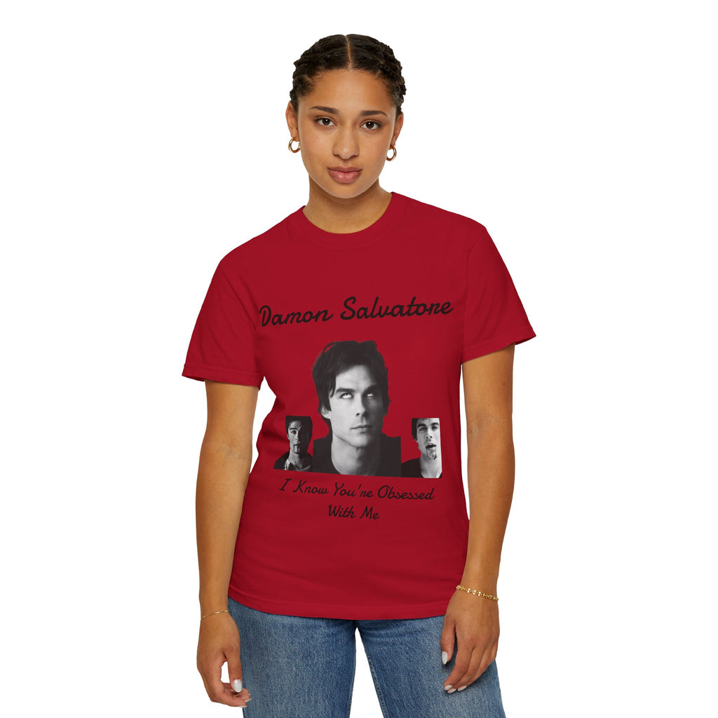 The Vampire Diaries Photo Tee — "Damon Salvatore: I Know You're Obsessed With Me"