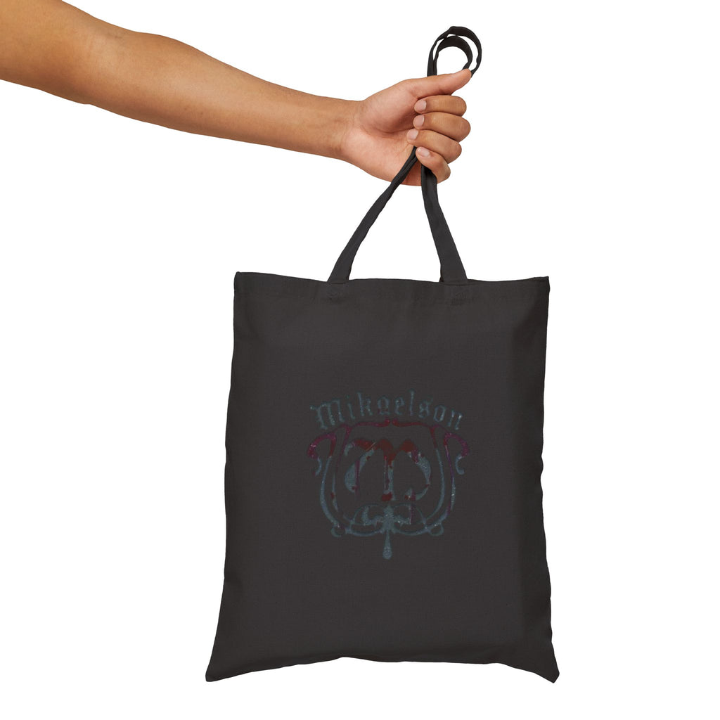 Personalized Monogram Tote Bag - 'Mikaelson' Vintage Crest Canvas Tote