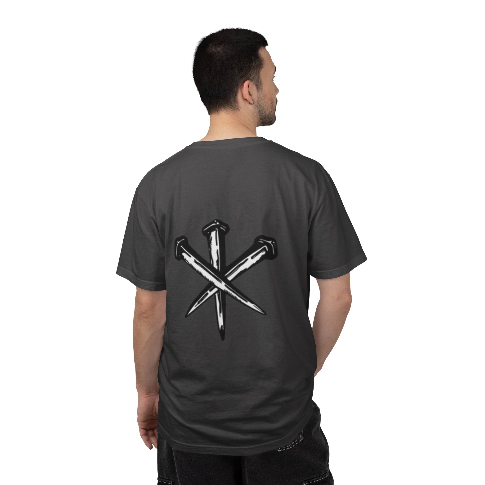 Statement T-Shirt — "Dead Pedophiles Don't Re-Offend" Gothic Text & Nails Graphic