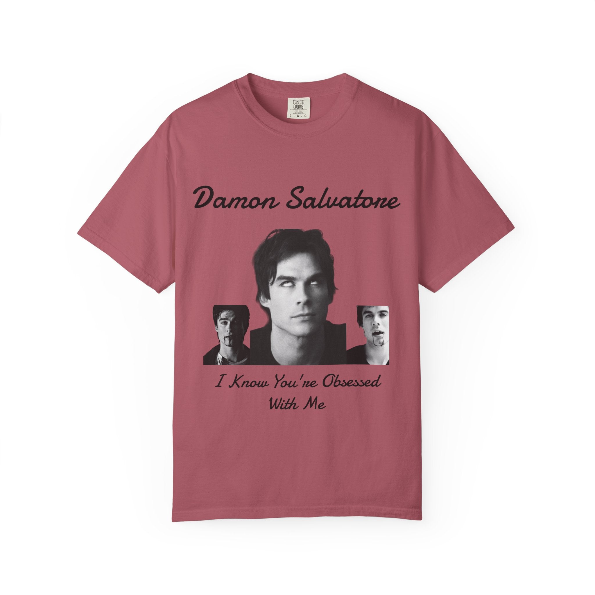 The Vampire Diaries Photo Tee — "Damon Salvatore: I Know You're Obsessed With Me"