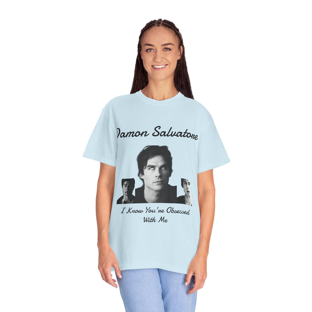 The Vampire Diaries Photo Tee — "Damon Salvatore: I Know You're Obsessed With Me"