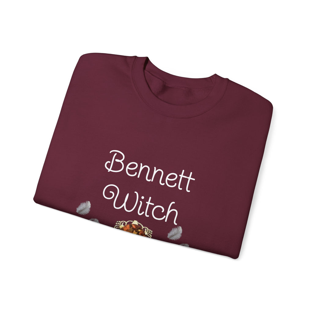 Bennett Witch — Bonnie Bennett — TVD — Gemstone Accent Crewneck Sweatshirt – Citrine Jewel Design